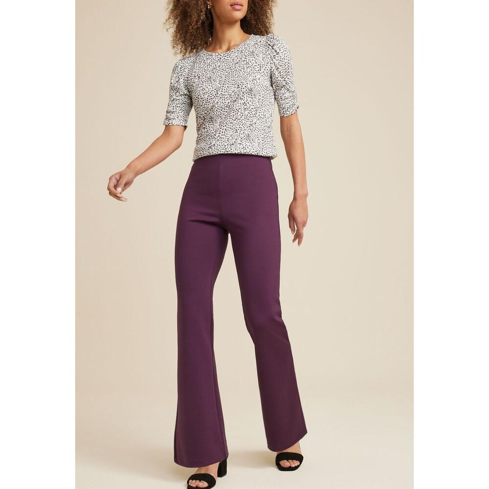 Maurices Purple Flare Pants